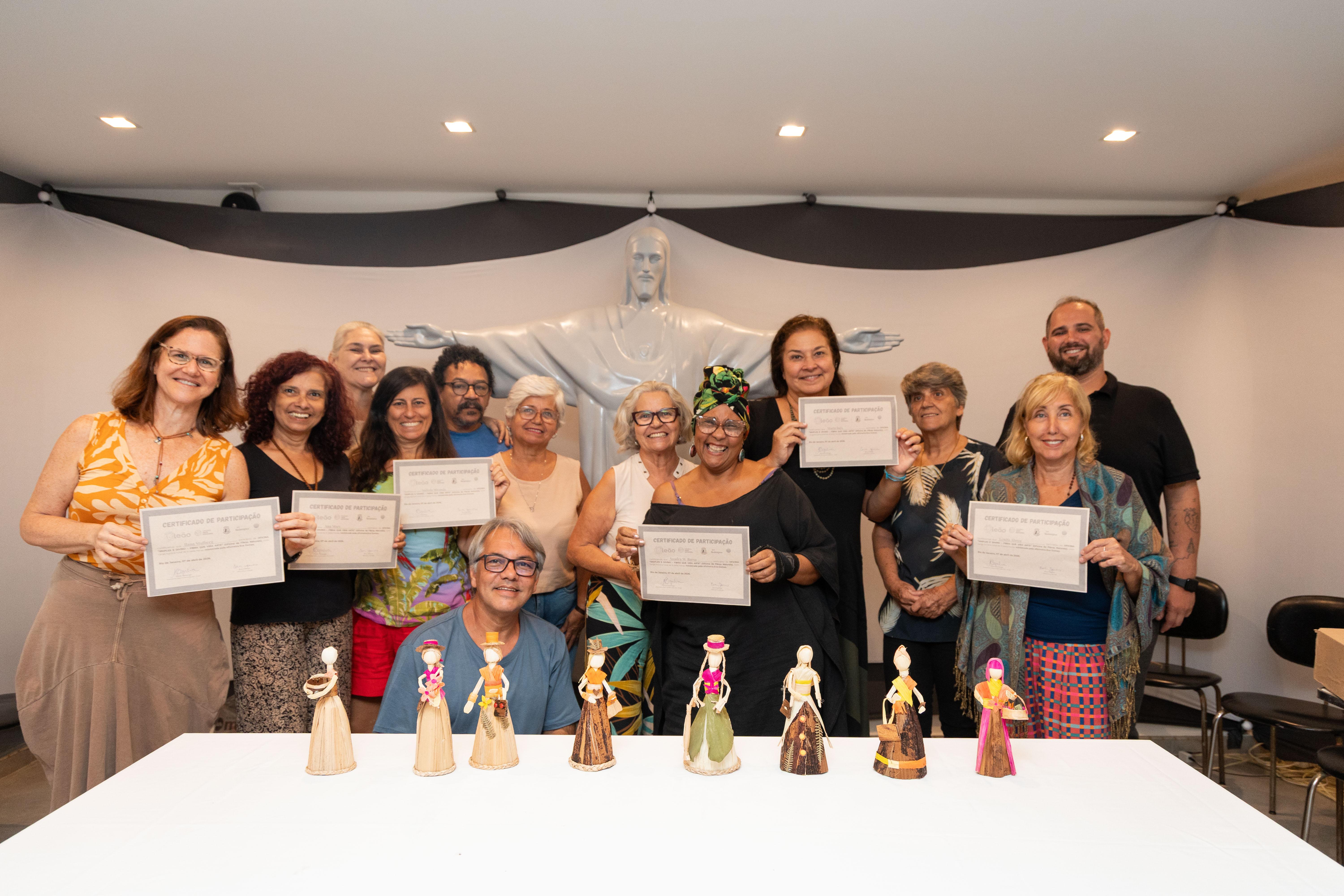 Consórcio Cristo Sustentável realiza segunda oficina do projeto “Simples e Divino – Fibra que Vira Arte”
