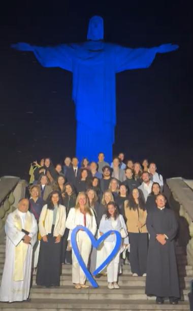 Cristo Redentor será iluminado em azul pelo Dia Mundial de Enfrentamento ao Tráfico de Pessoas