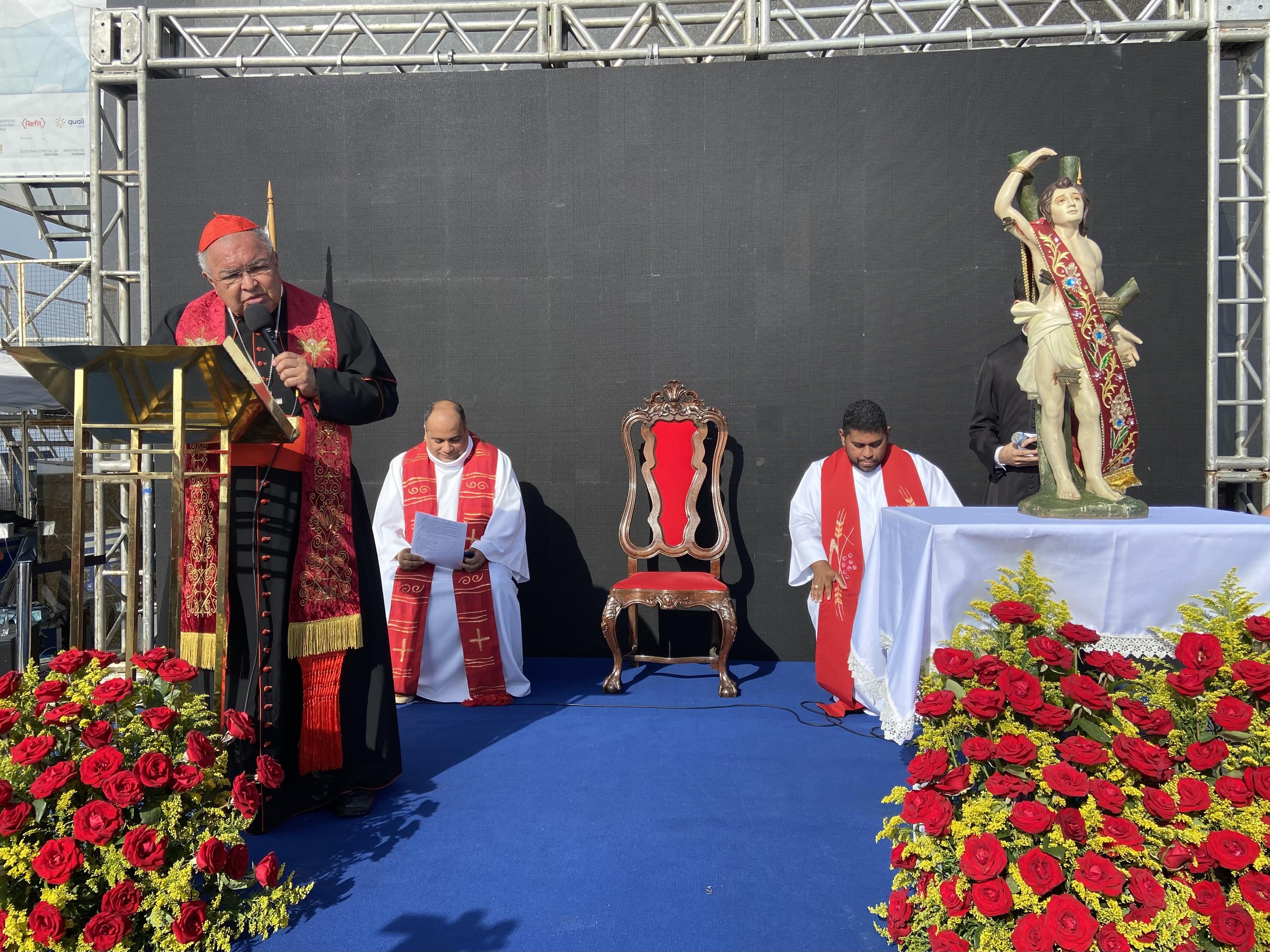 Imagem peregrina do padroeiro do Rio visita o Santuário Arquidiocesano Cristo Redentor na Trezena de São Sebastião 2023