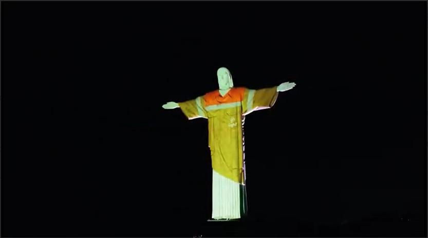 Light celebra 120 anos e faz homenagem aos eletricistas no Cristo Redentor
