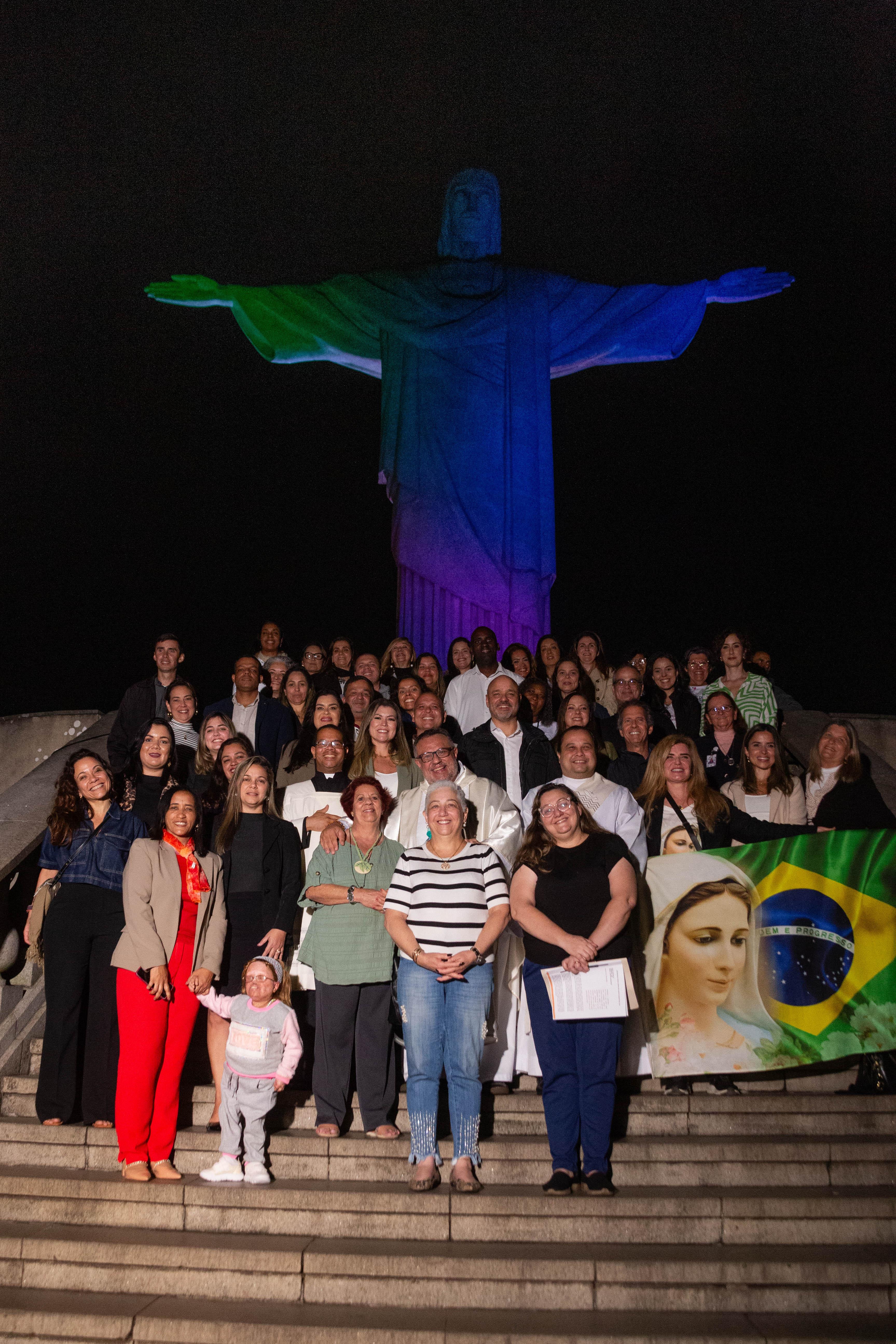 Missa no Santuário Cristo Redentor em Ação de Graças pela Vida dos Raros do Brasil