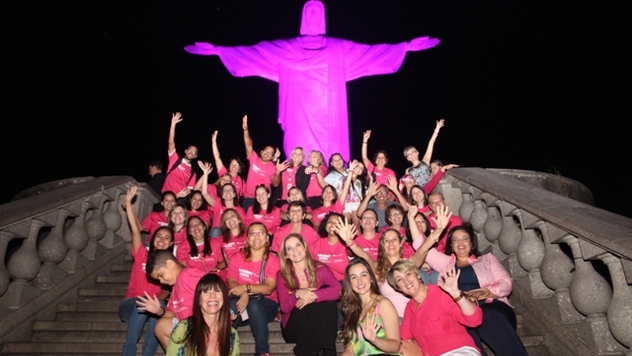 Outubro Rosa no Cristo Redentor