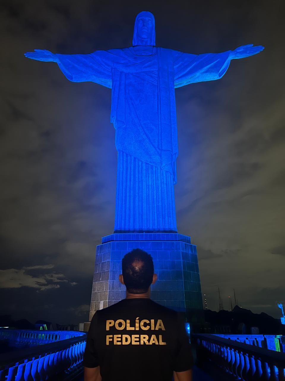 Polícia Federal e Santuário Cristo Redentor participam de homenagem global a policiais mortos em serviço