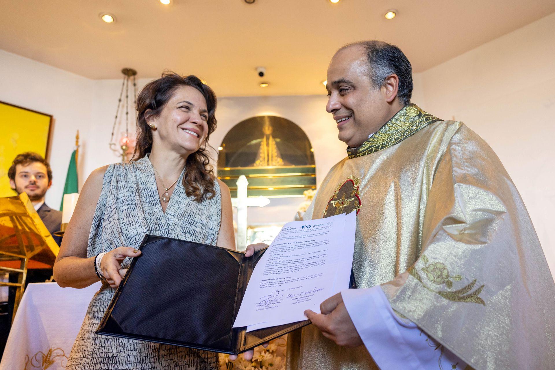 Santuário Cristo Redentor assina Termo de Certificação Climática com Green Initiative International
