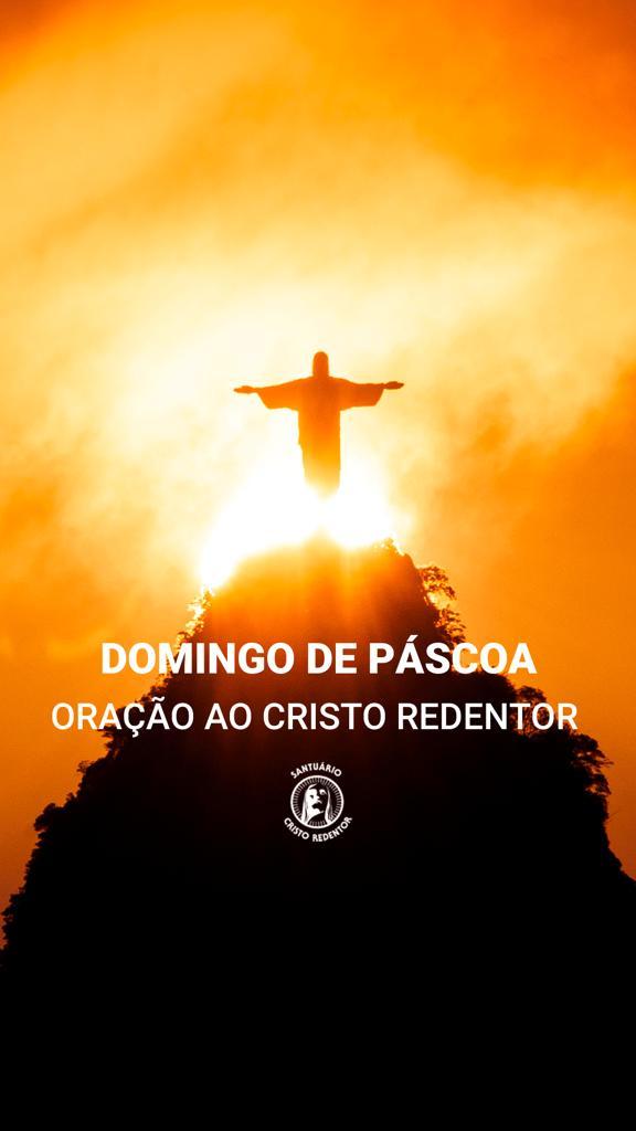 Santuário Cristo Redentor lança, nas mídias sociais, filme da oração ao Cristo Redentor, na voz de Cid Moreira, neste Domingo de Páscoa